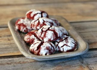 κόκκινα Βελουδένια cookies