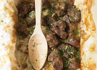 Μοσχάρι Λεμονάτο στην Λαδόκολα