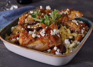 Κοτόπουλο με ταλιατέλες