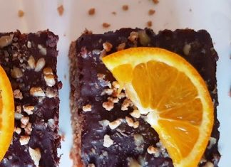 Καρυδόπιτα με σοκολάτα και πορτοκάλι…
