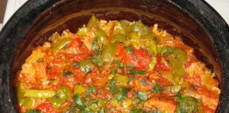 Γιουβέτσι με Ψητά λαχανικά και κοτόπουλο