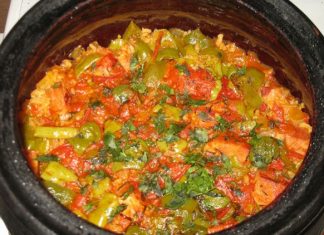 Γιουβέτσι με Ψητά λαχανικά και κοτόπουλο