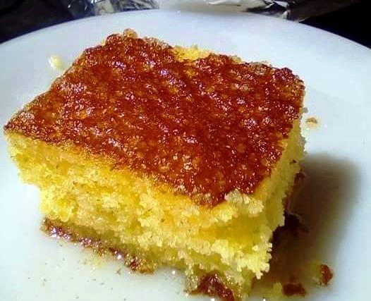 66823061_865406303844530_7356735291022901248_n Ρεβανί Χωρίς Αυγά, ζουμερό και κομμένο σε ρόμβους.