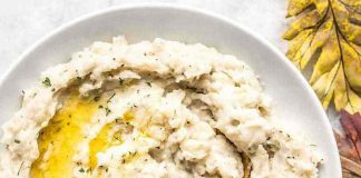 Πατατοσαλάτα πουρέ με σκόρδο…