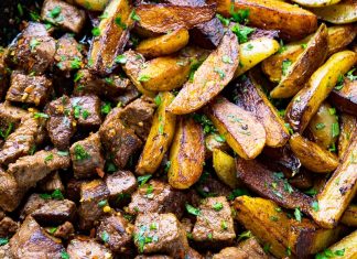 Τηγανιά με πατάτες και σκόρδο