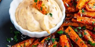 Καρότα ψημένα με παρμεζάνα για την παρέα