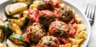 Κεφτέδες με σπανάκι και φέτα