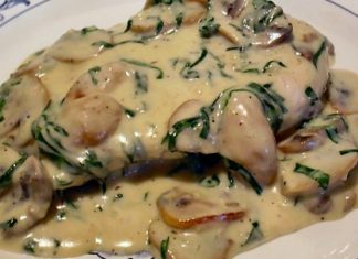 Φιλέτα γαλοπούλας με μανιτάρια Φιλέτα γαλοπούλας με μανιτάρια