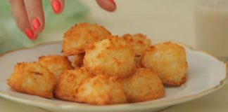 μακαρόν με καρύδα