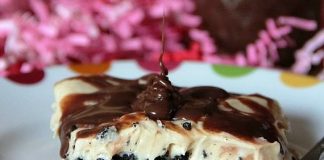 Γλυκό ψυγείου Oreo στο πι & Φι