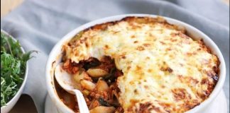 Κοτόπουλο με ζυμαρικά και ανθότυρο