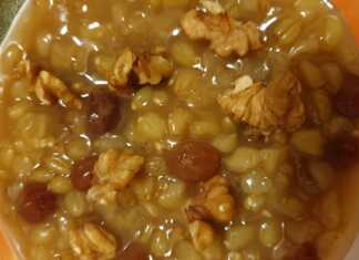 Γλυκό σιτάρι – το κάτι άλλο! Κόλλυβα με χυλωμένο σιτάρι και σταφίδες.