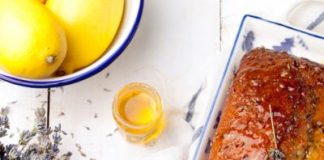 Κέικ με μέλι και λεμόνι