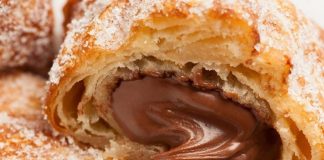 Γεμιστές Φωλιές με Νουτέλα.