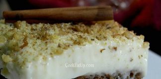 Πουτίγκα, ονειρεμένος συνδυασμός καρυδόπιτας με κρέμα Καρυδόπιτα με κρέμα