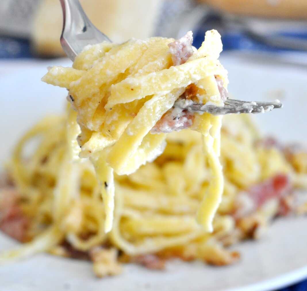 Ταλιατέλες με τυρί Μασκαρπόνε και Προσούτο