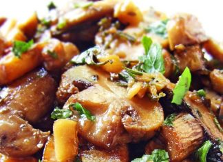 Μαριναρισμένα Μανιτάρια Φούρνου