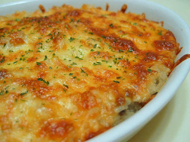 baked mushroom chicken rice2 Μακεδονίτικο Κοτόπουλο