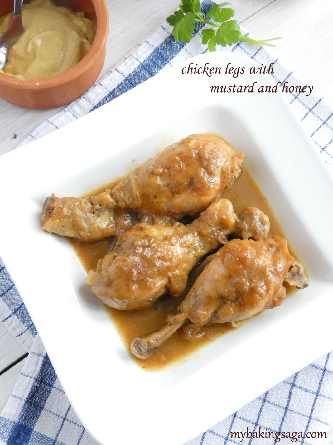 Μπουτάκια κοτόπουλου με μουστάρδα και μελι