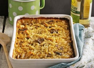 Ρύζι με κοτόπουλο το φούρνο