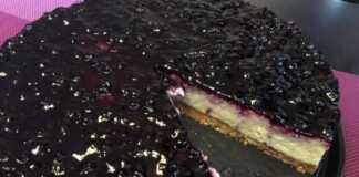 Cheesecake μύρτιλο