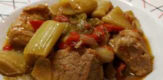 χοιρινό με πράσο