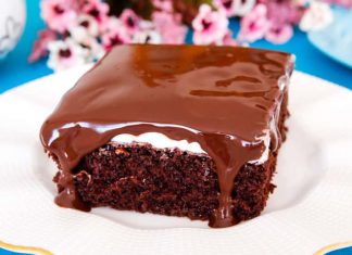 Υγρή Σοκολατόπιτα