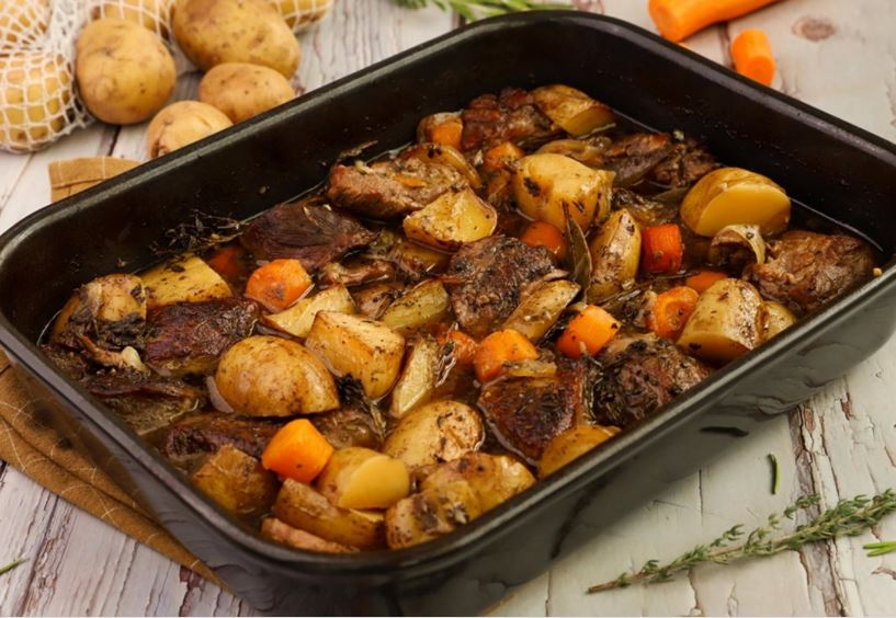 μοσχαρι με πατατες στο φουρνο μοσχαρι με πατατες στο φουρνο