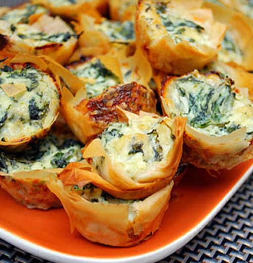 Spanakopita-Bites