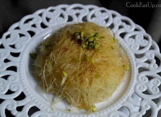 Κανταΐφι με κρέμα