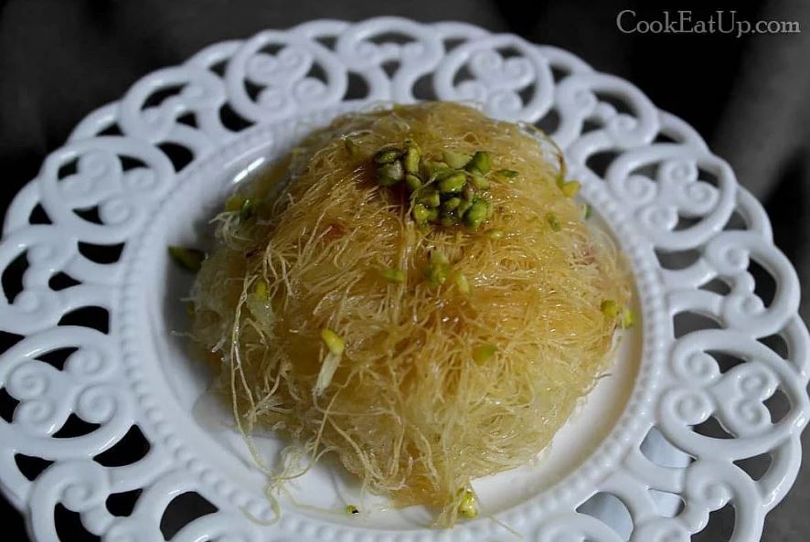 kataifi Κανταΐφι με κρέμα