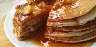 PanCakes με Σιρόπι μήλου και Κανέλας…είναι απίστευτο !