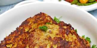 χοιρινό σνίτσελ με παρμεζάνα