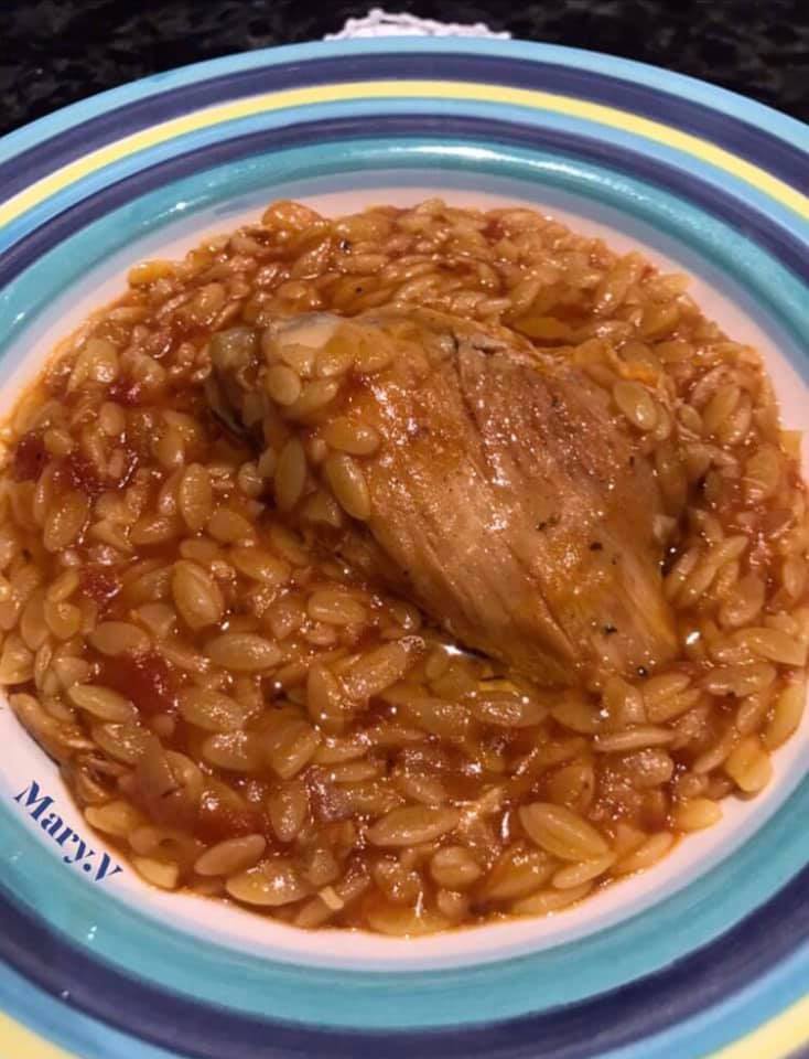 kotopoulo kritharaki