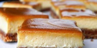Γλυκό ψυγείου με κρέμα και καραμέλα