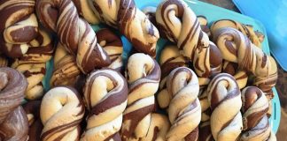 Κουλουράκια με βανίλια και κακάο