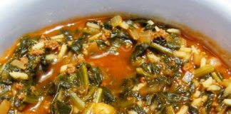 Σπανακόρυζο με Κιμά Σπανακόρυζο με Κιμά