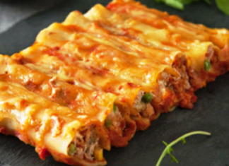 Ζουμερά Κανελλόνια με Κιμά και Σπανάκι