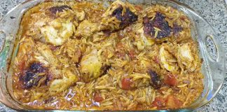 Γιουβέτσι Κοτόπουλο με Κριθαράκι…μόλις βγήκε από το φούρνο