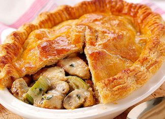 πίτα με κοτόπουλο