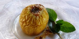 Ψητά μήλα με χαλβά…απίστευτα νόστιμο