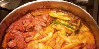 Μοσχάρι με πατατες στο φουρνο