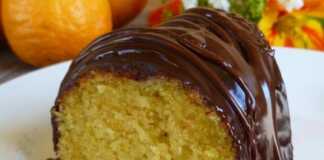 Κέϊκ Πορτοκαλιού με γλάσο σοκολάτας νηστίσιμο!