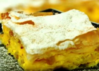 Γιαουρτόπιτα με σταφίδες