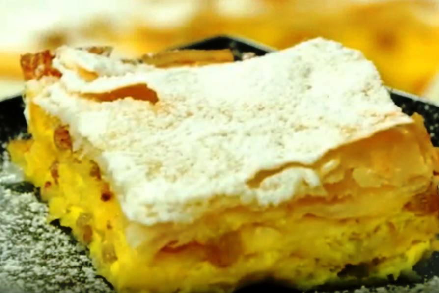 Γιαουρτόπιτα1 Γιαουρτόπιτα με σταφίδες