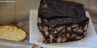 Κορμός με ταχίνι, μέλι και κακάο