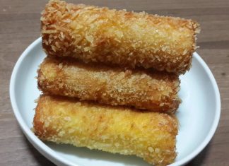 Εύκολες φλογέρες με τυρί και ζαμπόν