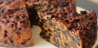 Κέικ Φρούτων με 3 υλικά Κέικ 3 υλικών με φρούτα