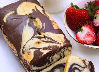 κέικ σαν μάρμαρο