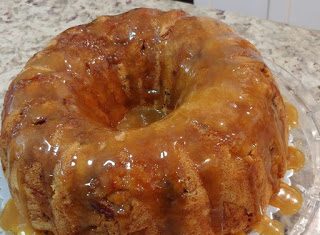 κεικ με γλασο καραμέλας